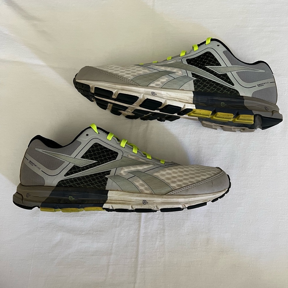 Reebok Men’s One Cushion Steelnavygryyello size 10.5 - Picture 5 of 10